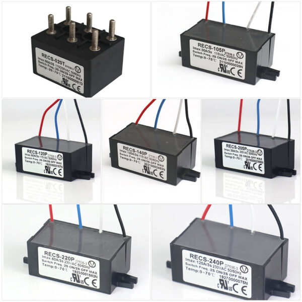 RECS 020T 205P 220P 240P 105P 120P 140P electric centrifugal switch for electric motor with CE - 图片 4
