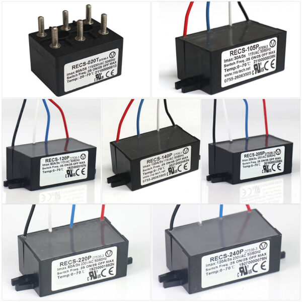 RECS 020T 205P 220P 240P 105P 120P 140P electric centrifugal switch for electric motor with CE