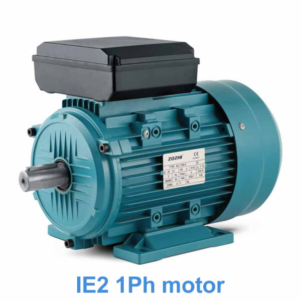 IE2ML single phase motors with starting and running capacitor ideal for a high starting torque machine - 图片 2